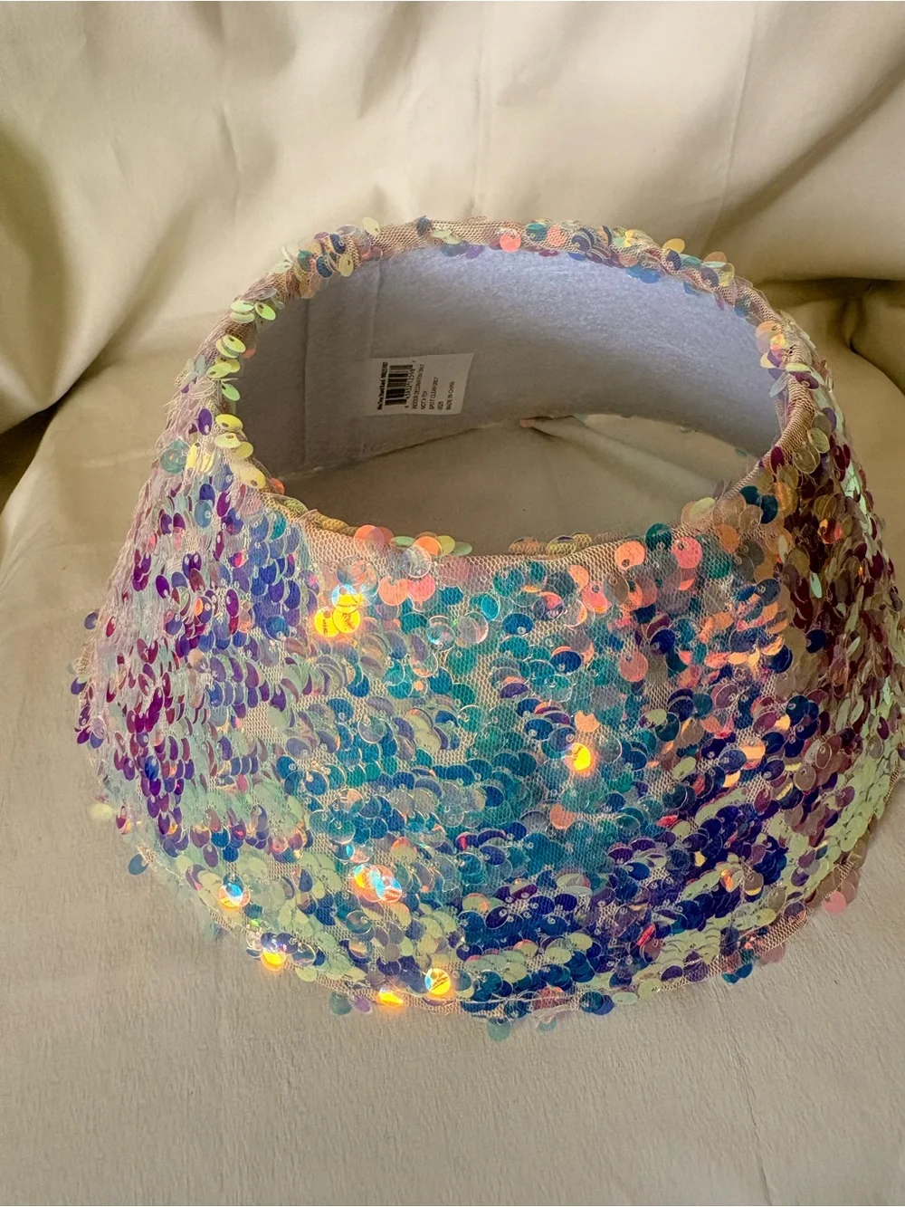 Forever 21 Iridescent Sequin Mini Tree Stand Band